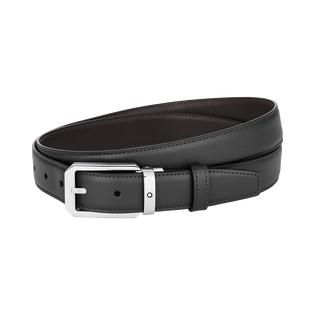 Rectangular 30&nbsp;mm Reversible Belt in Leather