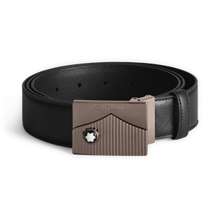 Black 35&nbsp;mm leather belt