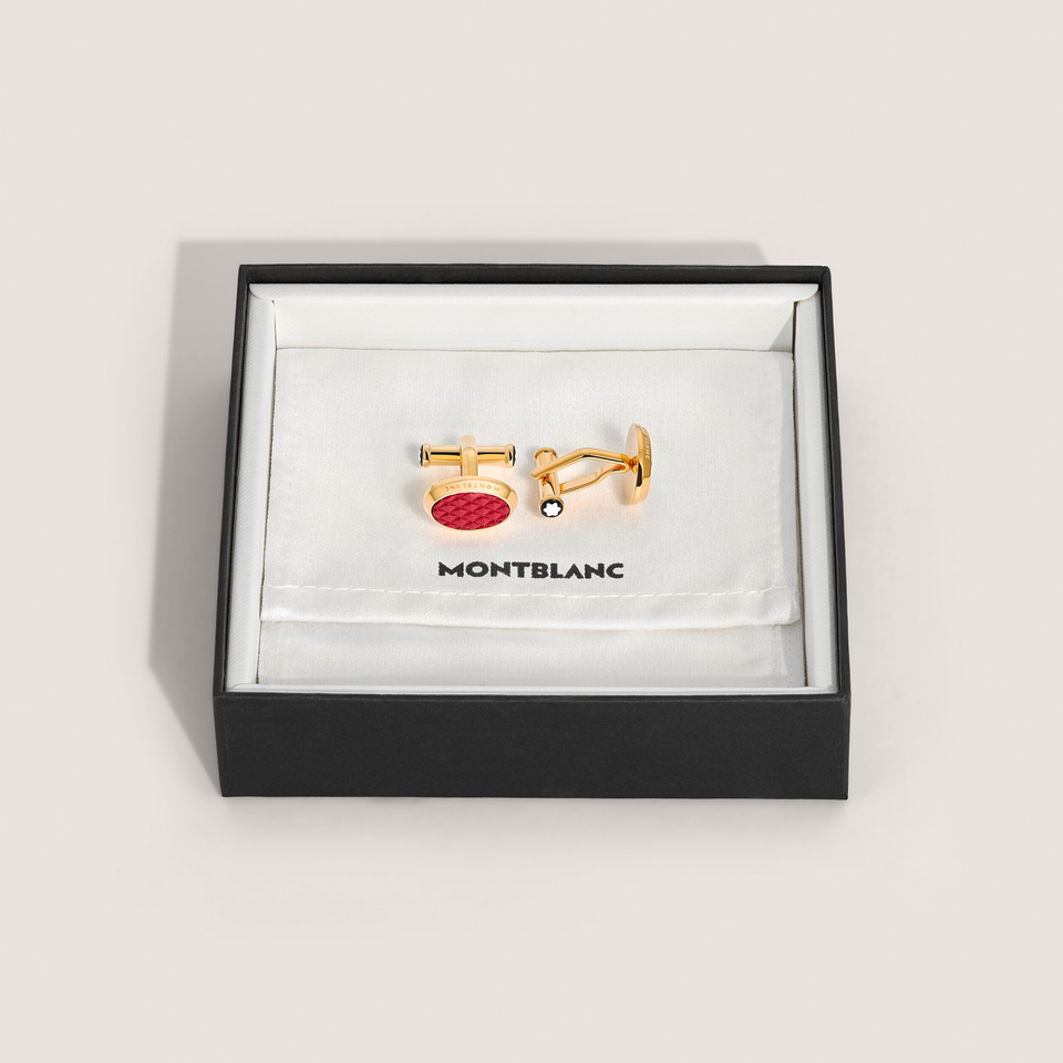 Meisterst&uuml;ck Cufflinks, Red Lacquer - 3