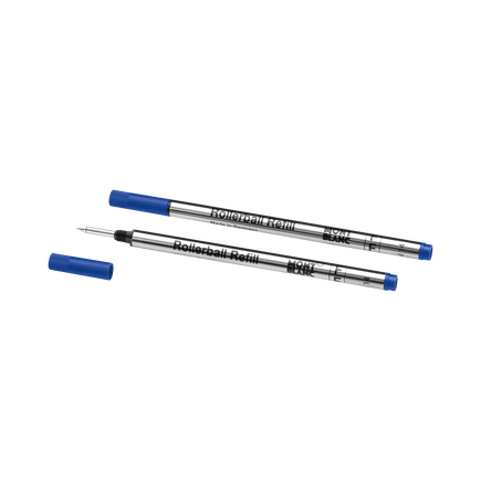 2 Rollerball Refills, Royal Blue - Medium