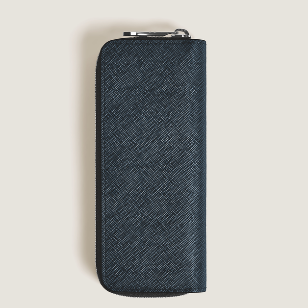Sartorial 2-Pen Pouch with Zip - 2