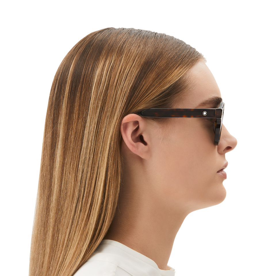 Round Sunglasses with Havana Coloured Acetate Frame - 6