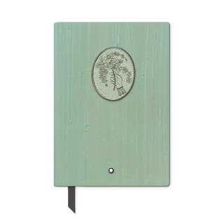 Notebook #146 small, Homage to Victoria and Albert, Green - Lined