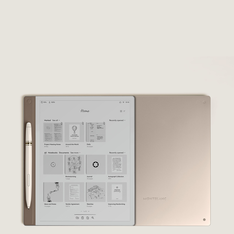 Montblanc Digital Paper, Elixir Gold - 7