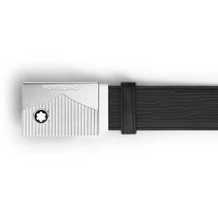Black 35&nbsp;mm leather belt