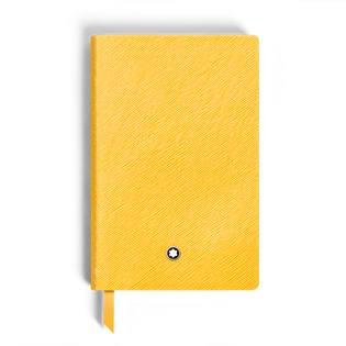 Small Notebook, Saffiano Leather, Modena Yellow &ndash; Lined Pages