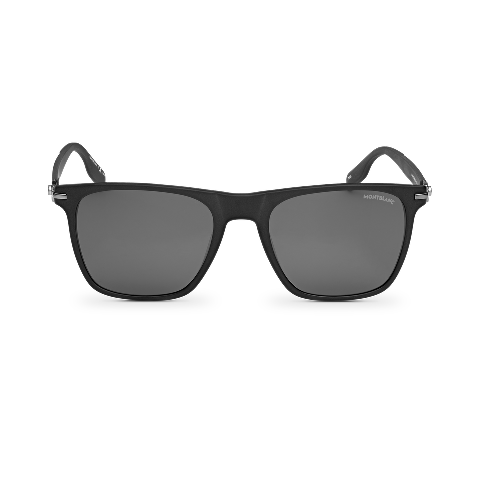 Squared Sunglasses with Black Coloured Acetate Frame - 1
