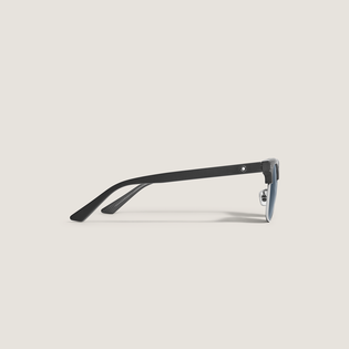 Squared Sunglasses with Black Colored Acetate Frame