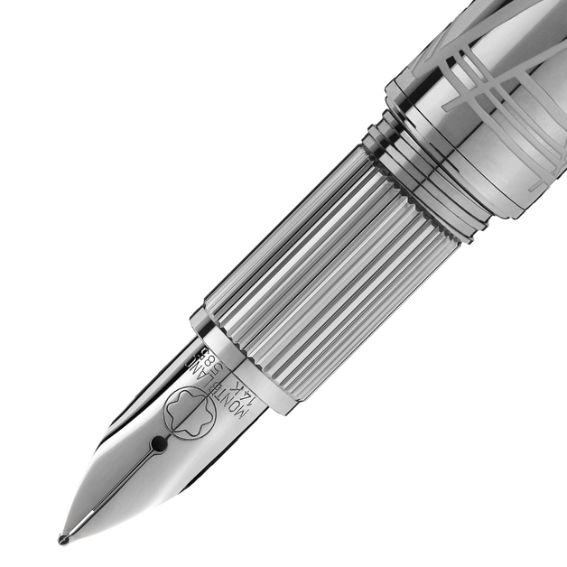 Starwalker SpaceBlue Metal Fountain Pen - 3