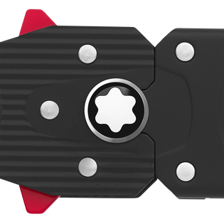 M LOCK 4810 buckle printed black 35 mm leather belt
