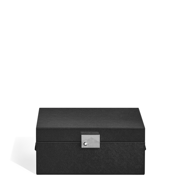 Watches Collector Box in Black Leather - 1