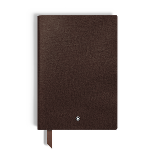 Medium Notebook, Saffiano Leather, Tobacco &ndash; Lined Pages