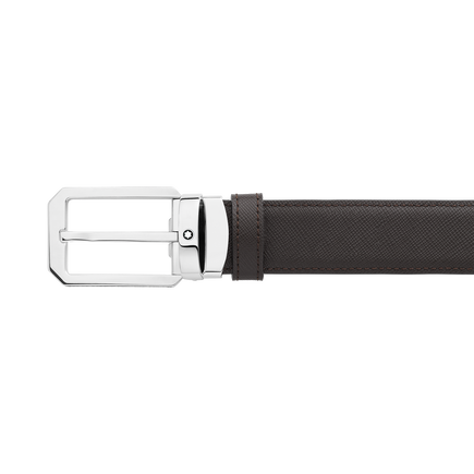 Rectangular 30&nbsp;mm Reversible Belt in Leather