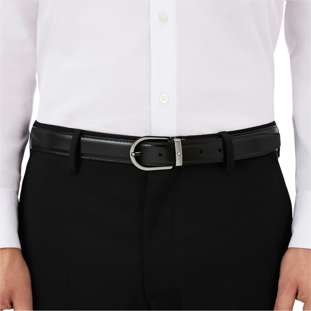 Horseshoe 30&nbsp;mm Reversible Belt in Leather - 5
