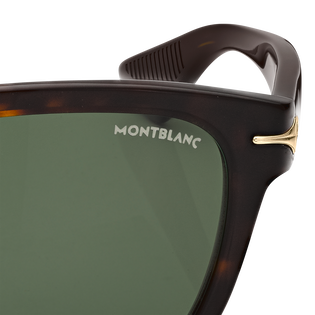 Squared Sunglasses with Havana Coloured Acetate Frame (S)