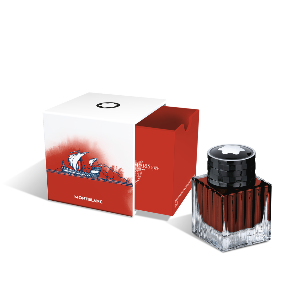 Ink bottle, Meisterst&uuml;ck x Olympic Heritage Paris 1924, Red &ndash; 50&nbsp;ml - 2