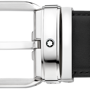 Rectangular 35&nbsp;mm Belt in Leather