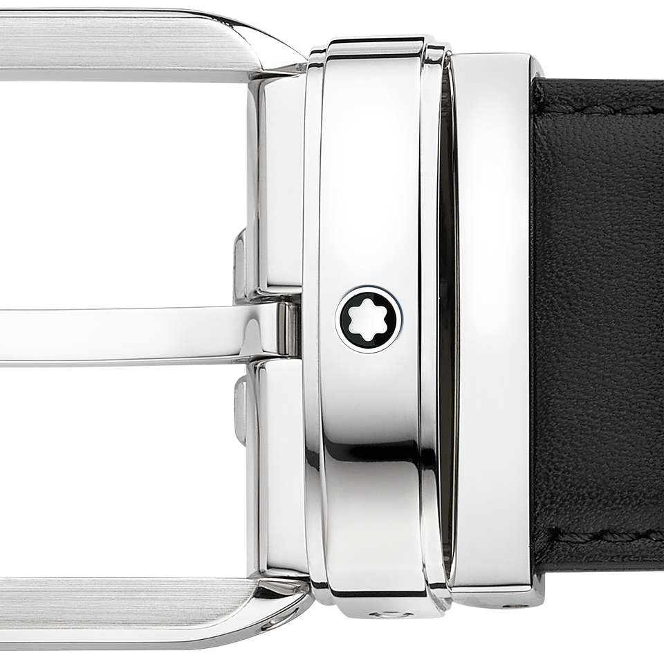 Rectangular 35&nbsp;mm Belt in Leather - 3