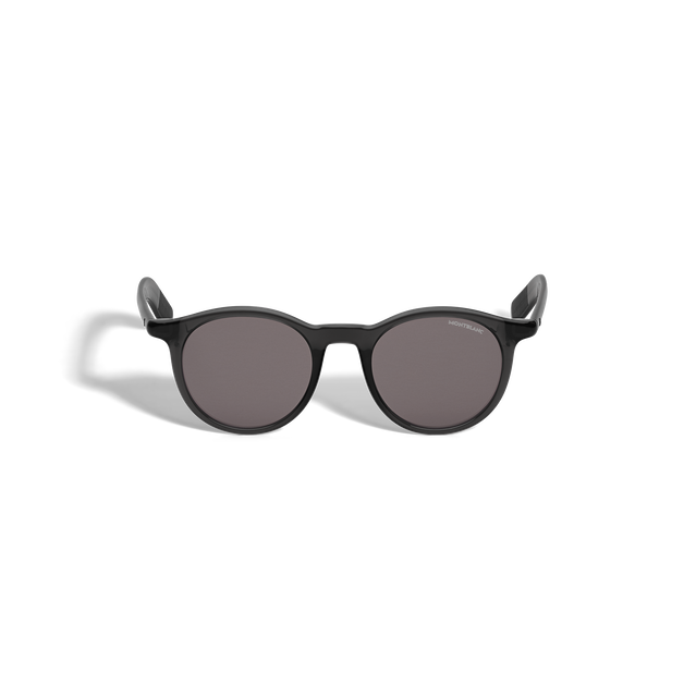 Round Sunglasses with Black injected Acetate Frame  - 1