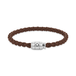 Medium Soft Leather Fauve Brown Bracelet