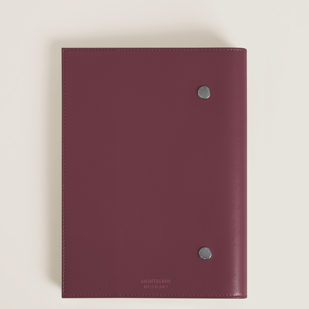 Montblanc Medium Envelope Notebook in Cassis Leather