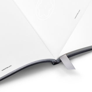 Medium Notebook in Sartorial Leather, Blank Pages
