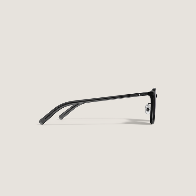 Oval Sunglasses with Acetate Black Frame Sunglasses - 2
