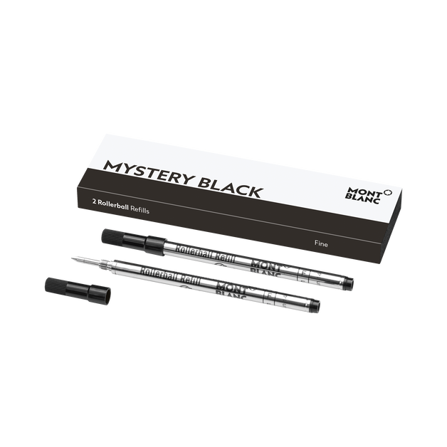 2x Rollerball Refills, Mystery Black - 1
