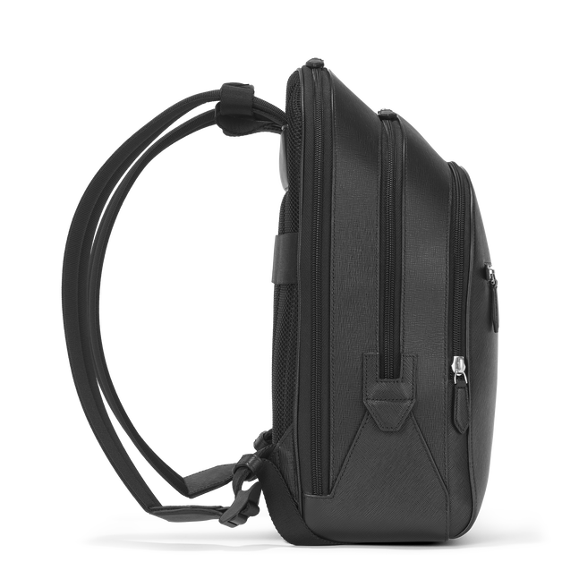 Medium Backpack with 3 Compartments in Sartorial Leather - 4