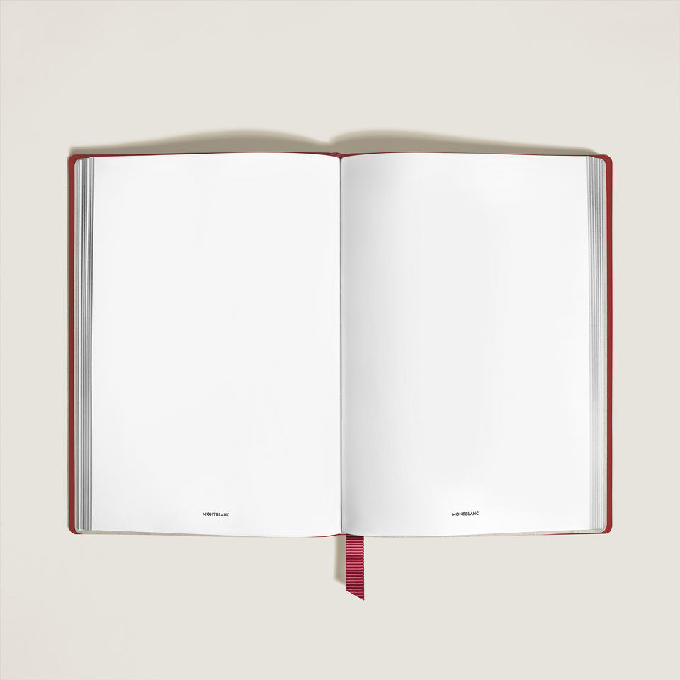 Medium Notebook, Saffiano Leather, Red &ndash; Blank Pages - 1