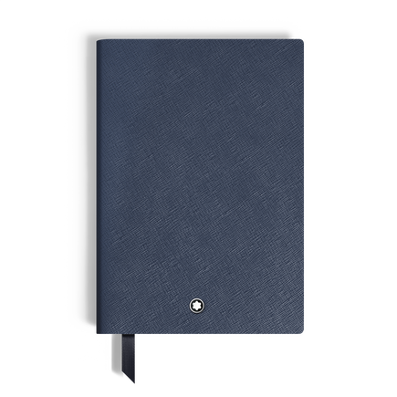 Medium Notebook, Saffiano Leather, Blue – Squared Pages