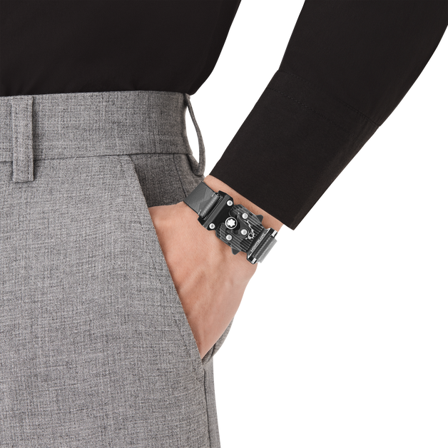 Bracelet with plexiglas closing Montblanc Extreme 3.0 Collection grey - 4