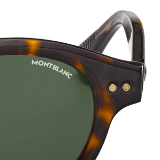 Round Sunglasses with Havana Coloured Acetate Frame