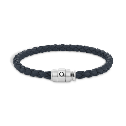 Small Soft Leather Avio Blue Bracelet