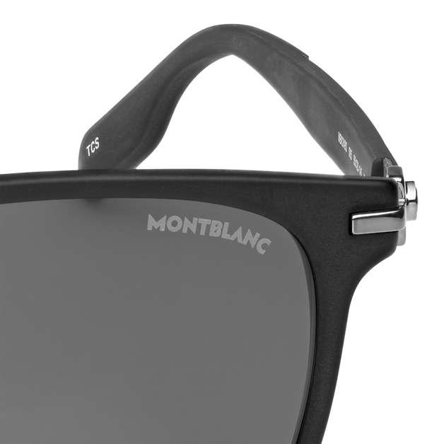 Squared Sunglasses with Black Coloured Acetate Frame - 2