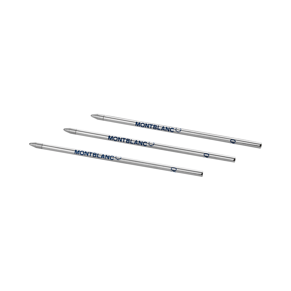 3x Ballpoint Pen Small Refills, Royal Blue - 2