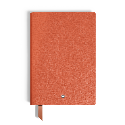 Medium Notebook, Cayenne Leather, Burgundy – Lined Pages
