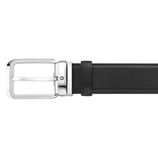 Rectangular 35&nbsp;mm Belt in Leather