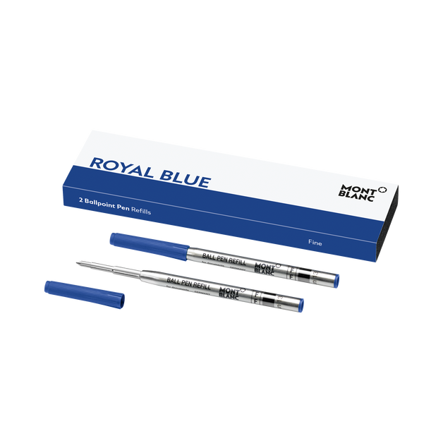 2x Ballpoint Refills, Royal Blue - 1