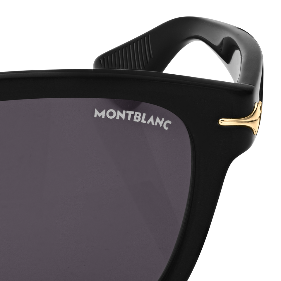 Squared Sunglasses with Black Coloured Acetate Frame (M) - 3