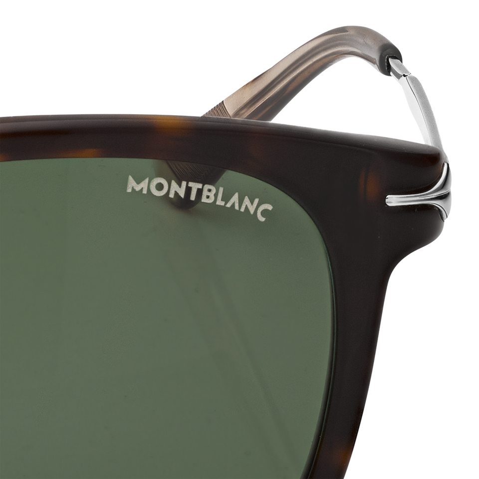 Round Sunglasses with Havana Acetate Frame - 3