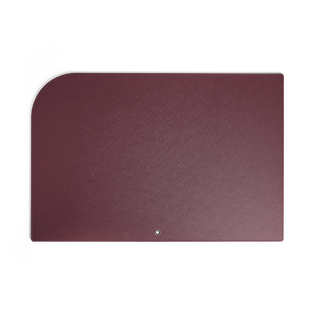 Desk Pad in Cassis Leather