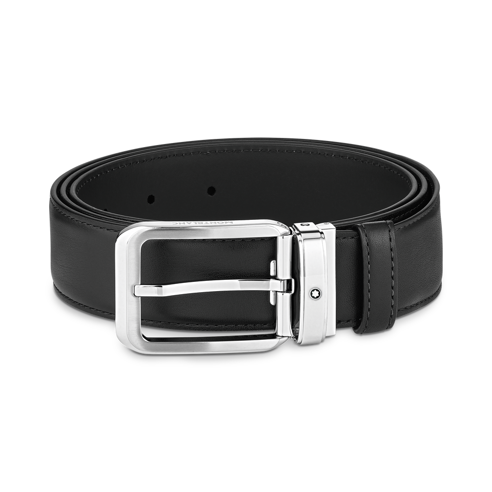 Rectangular 35&nbsp;mm Belt in Leather - 1