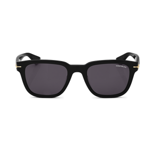 Squared Sunglasses with Black Coloured Acetate Frame (S)
