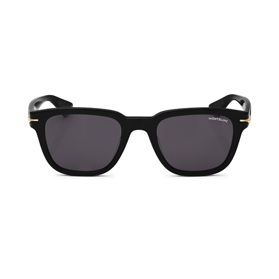 Squared Sunglasses with Black Coloured Acetate Frame (S) - 1