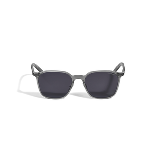 Oval Acetate Grey Frame Sunglasses