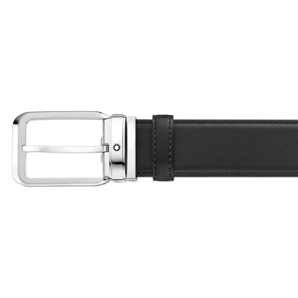 Rectangular 35&nbsp;mm Belt in Leather