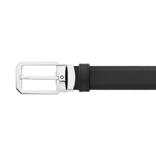 Rectangular 30&nbsp;mm Reversible Belt in Leather