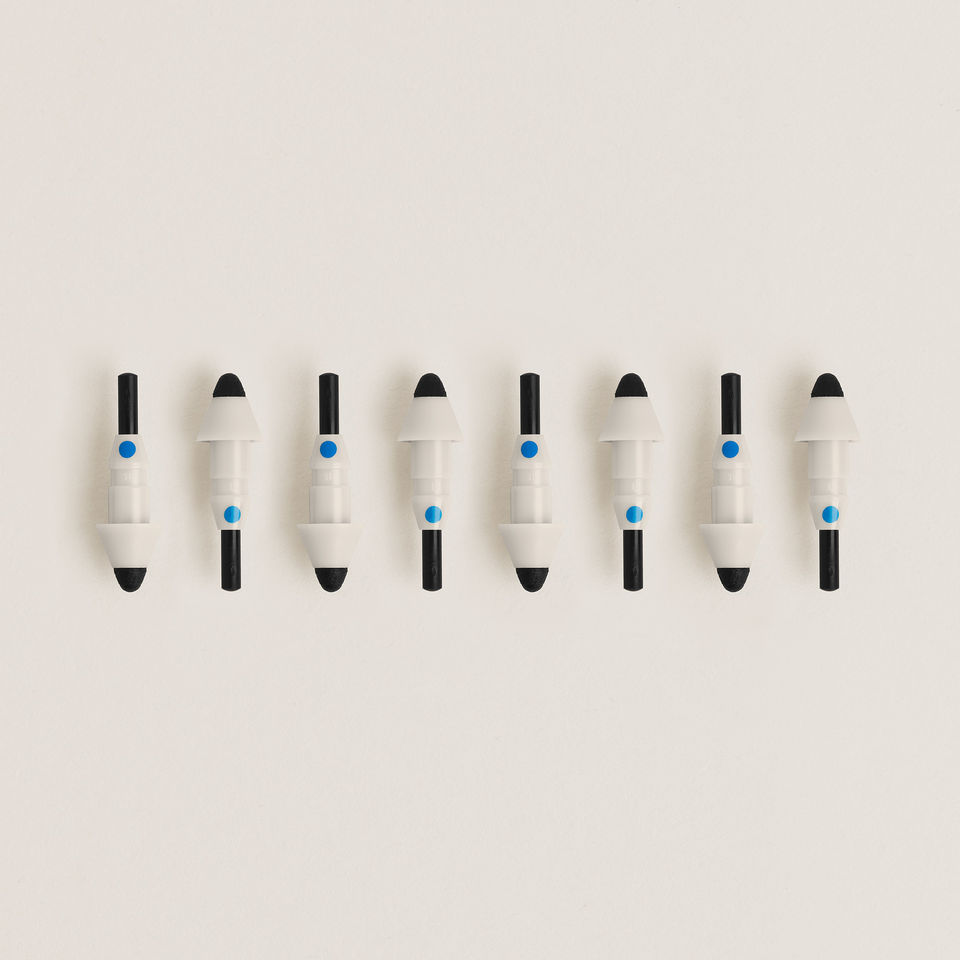 Smooth Replacement Tips for Montblanc Digital Pen, Ivory - 2
