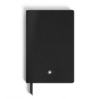 Small Notebook, Saffiano Leather, Black &ndash; Blank Pages